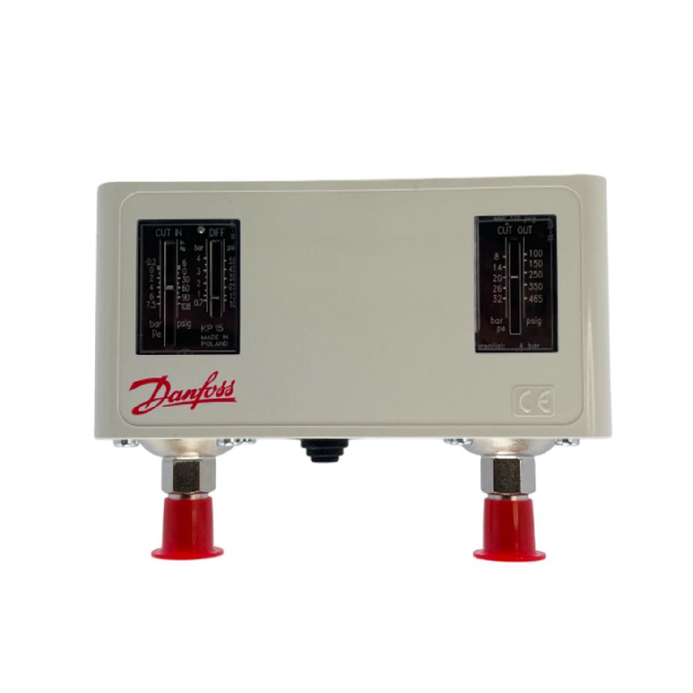 Реле давления Danfoss KP-15, 060-124366 (двухблочное), низкого и высокого давления